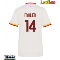 AS Roma Donyell Malen #14 Replica Away Shirt Ladies 2026-27 Short Sleeve